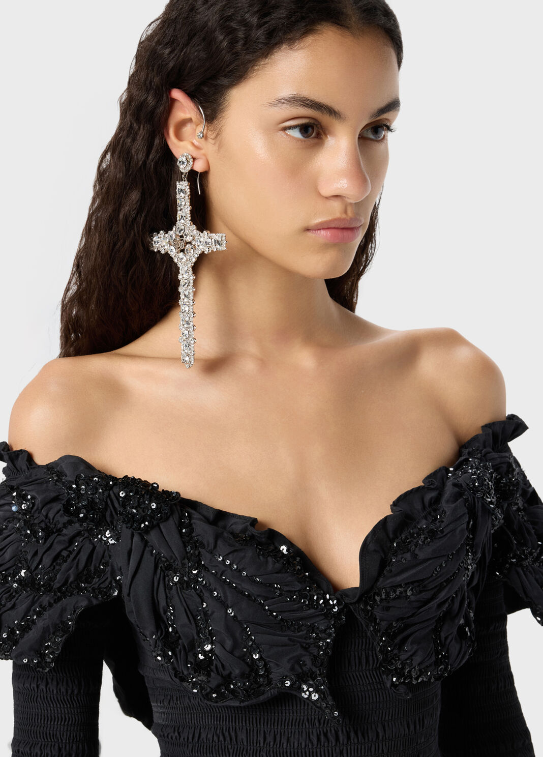 Ohrringe aus Metall und Glassteinen  Blumarine - large image number 0