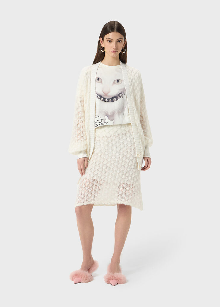 Oversized openwork knit cardigan  Blumarine - large image number 3