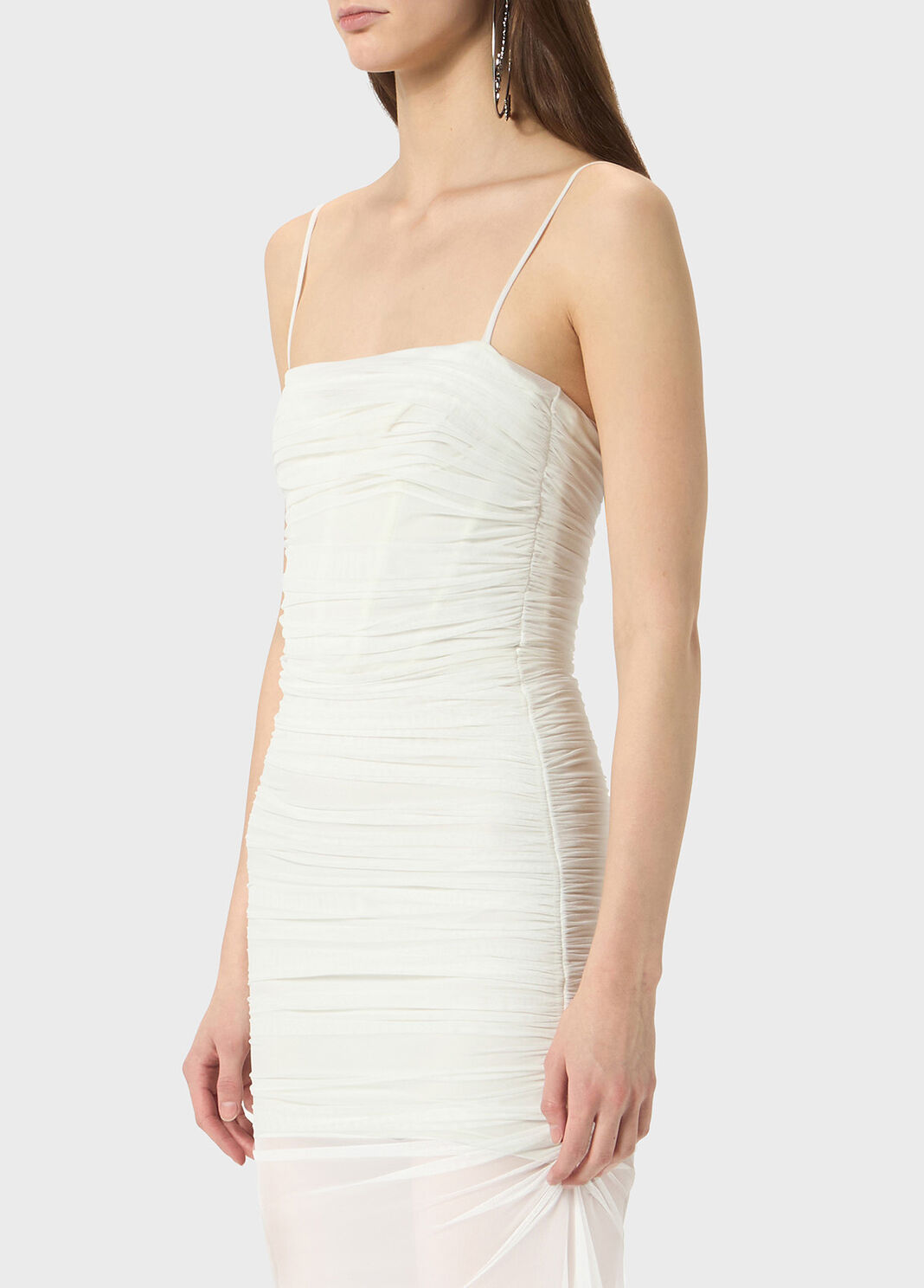 Long dress in tulle with ruffles  Blumarine - large image number 2