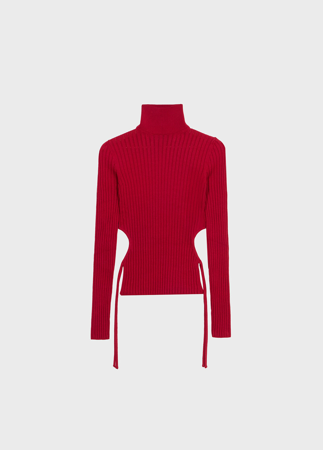 Ribbed top with cut-out and ties  Blumarine - large image number 4