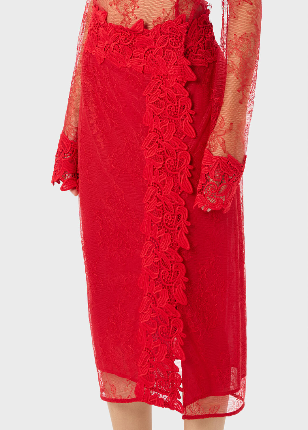 Chiffon-r&ouml;cke mit macrame  Blumarine - large image number 2