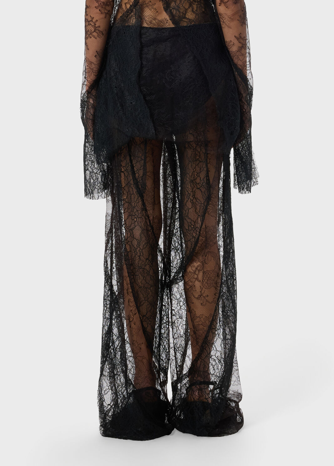 Palazzo Pants in Lace Mix  Blumarine - large image number 1