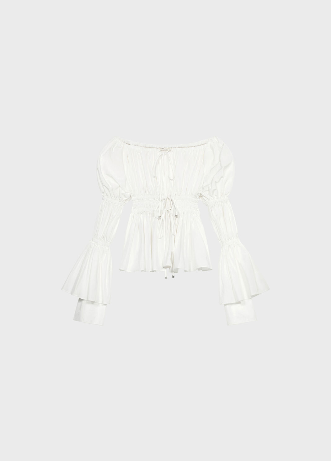 Technical fabric shirt with gathering  Blumarine - large image number 4