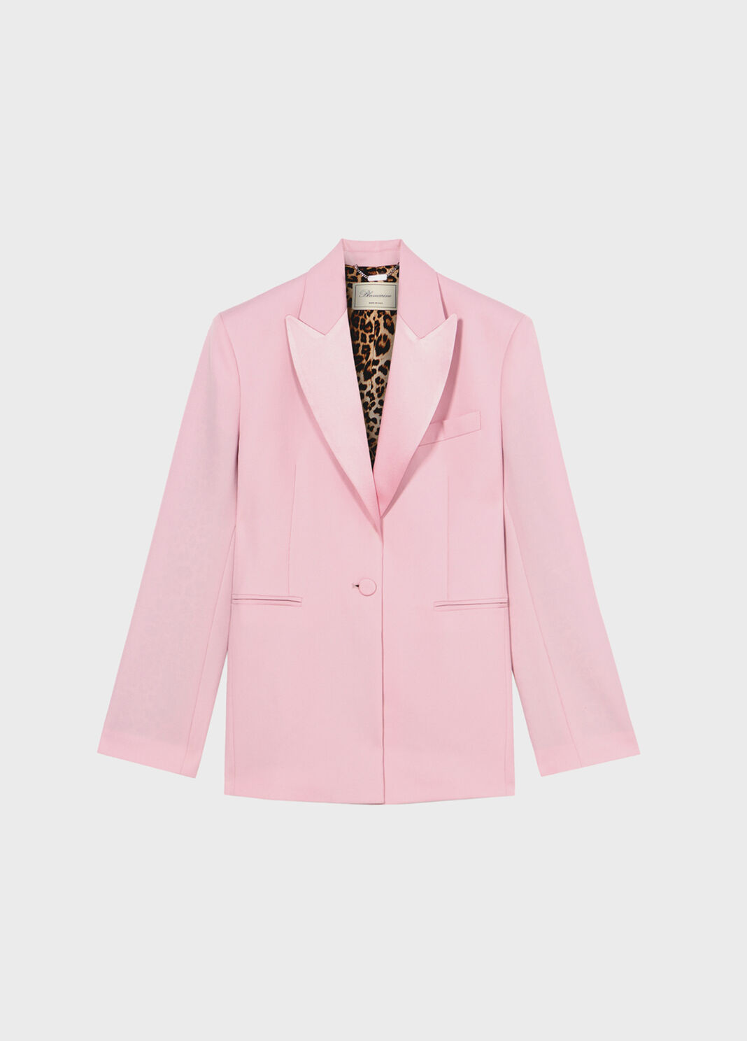 Single-breasted jacket in grain de poudre wool  Blumarine - large image number 4