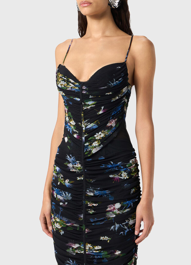 Abito bustier in tulle stampato  Blumarine - large image number 2