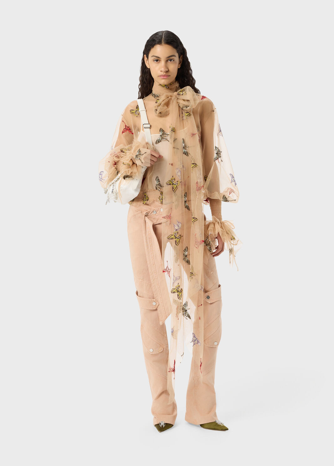 Skinny cotton bull pants  Blumarine - large image number 3