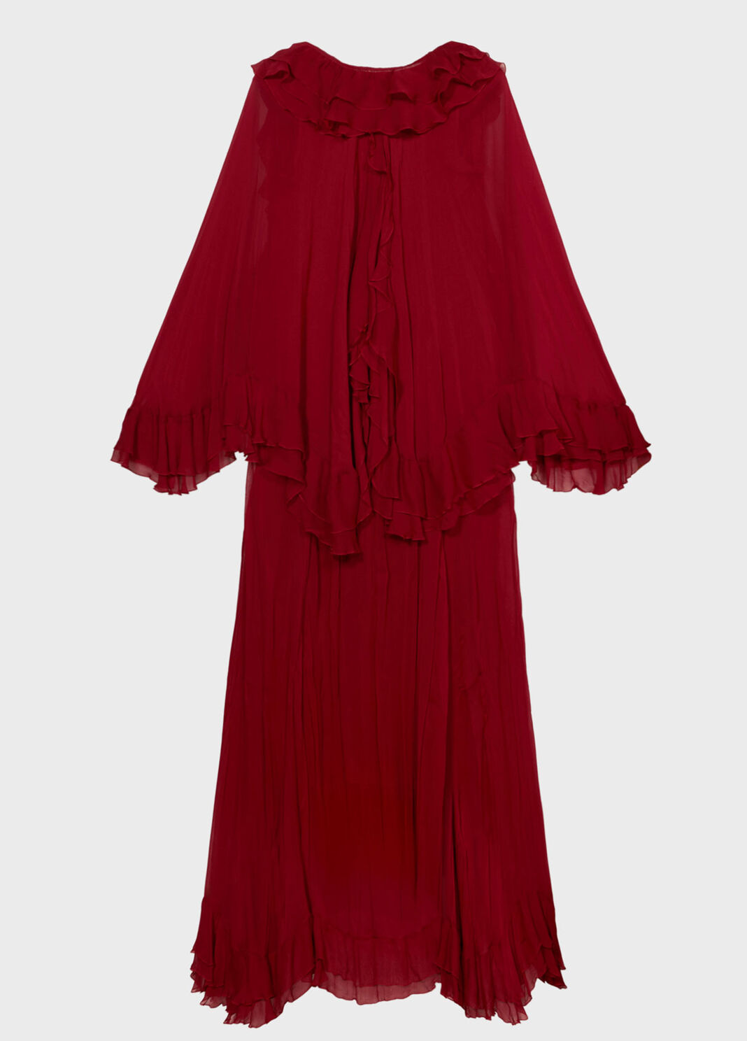 Long crepon dress with flounce  Blumarine - large image number 5