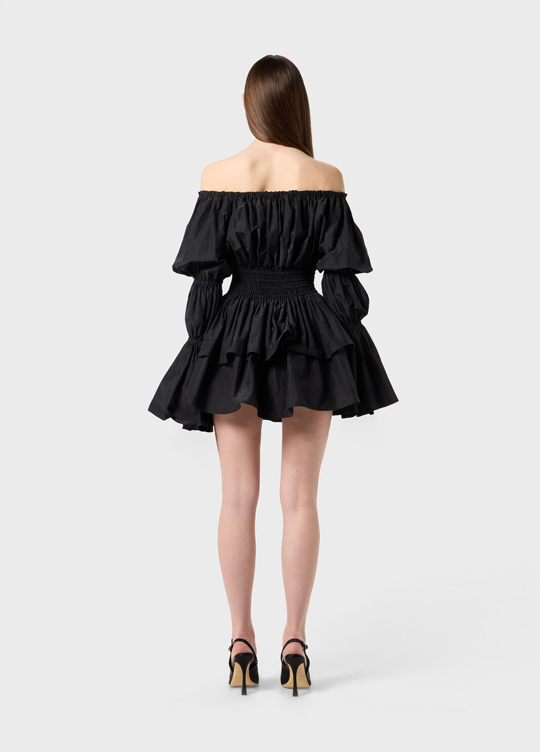 Cotton dress with ruffles and gathering  Blumarine - large image number 1