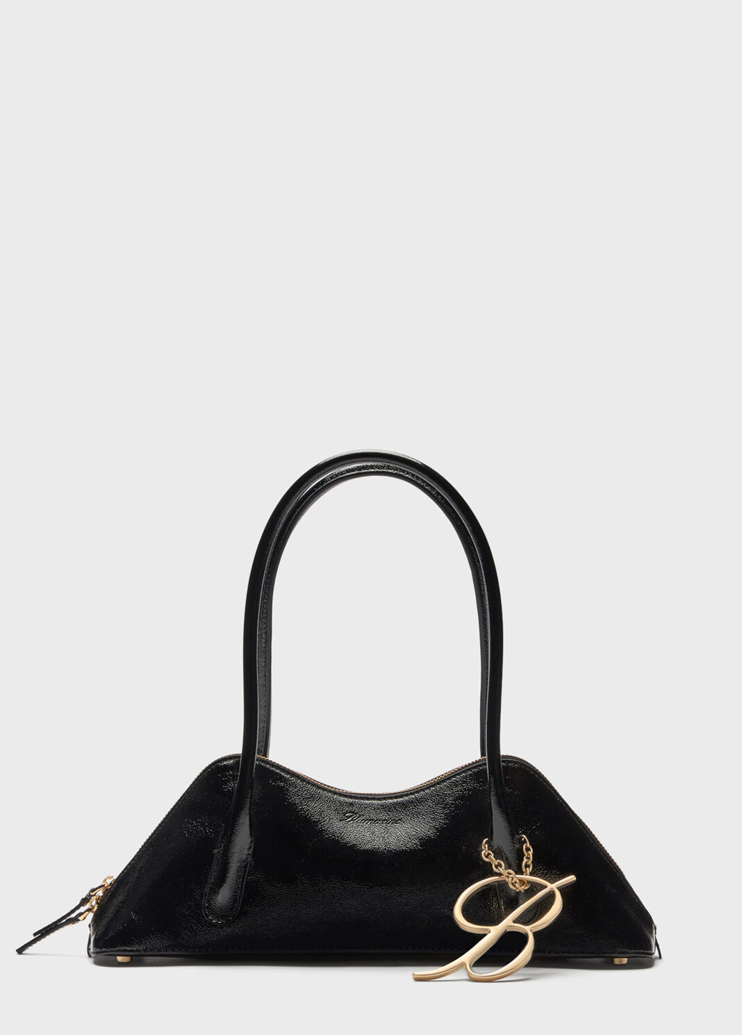 Borsa in pelle verniciata con charm monogram B  Blumarine - large image number 0