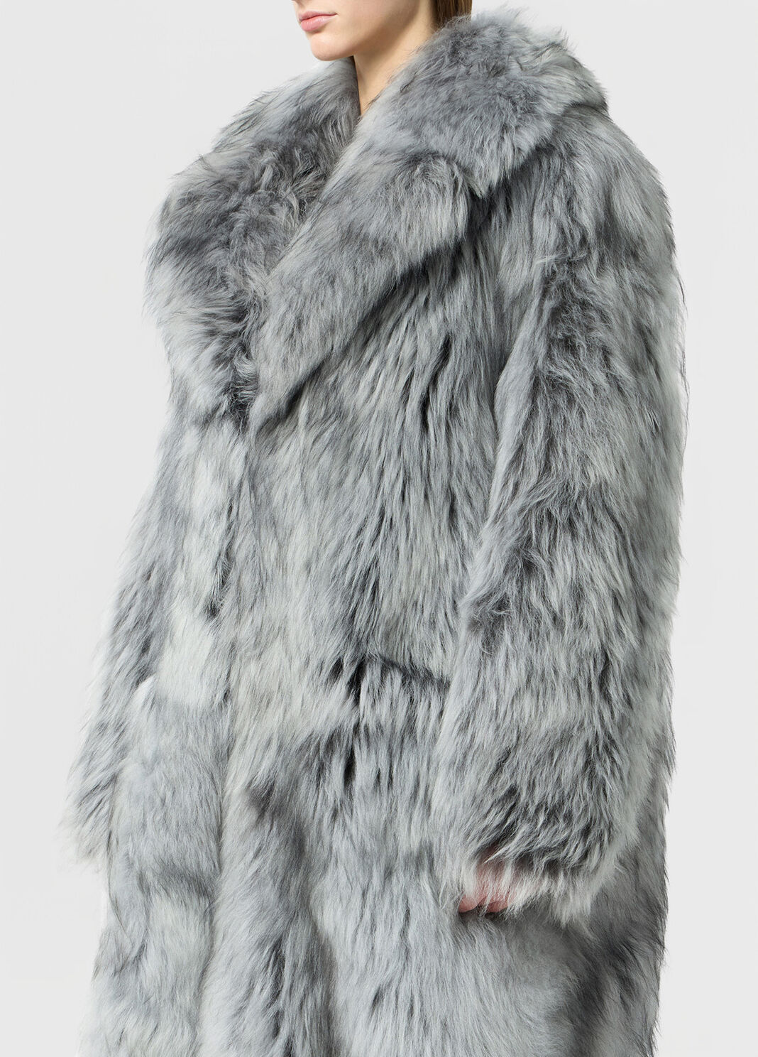 Pelliccia lunga in pelo di capra cashmere  Blumarine - large image number 2