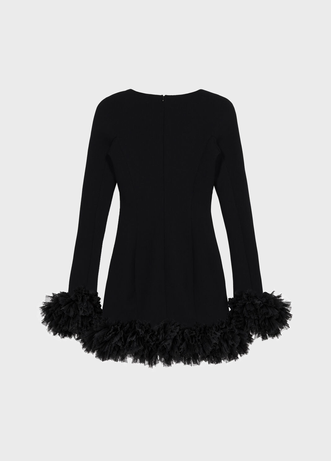 Robe courte en cr&ecirc;pe cady &agrave; boutons bijoux  Blumarine - large image number 5