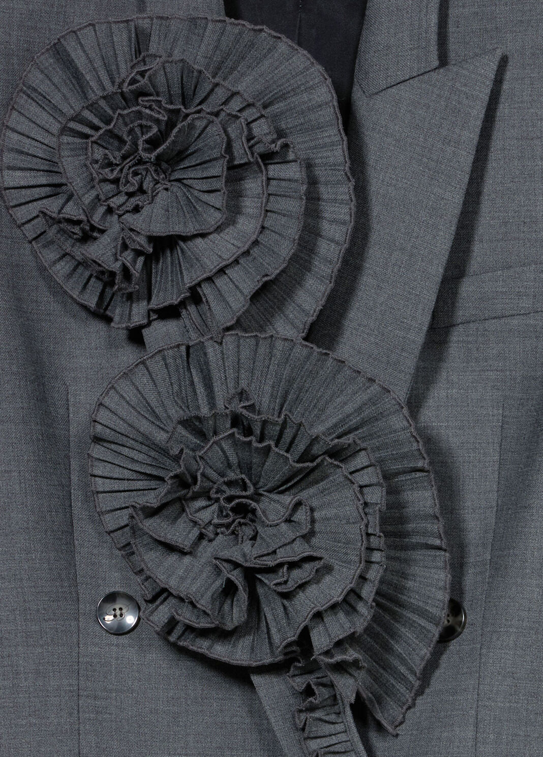 Tailored jacket with 3D pleated roses  Blumarine - large image number 6
