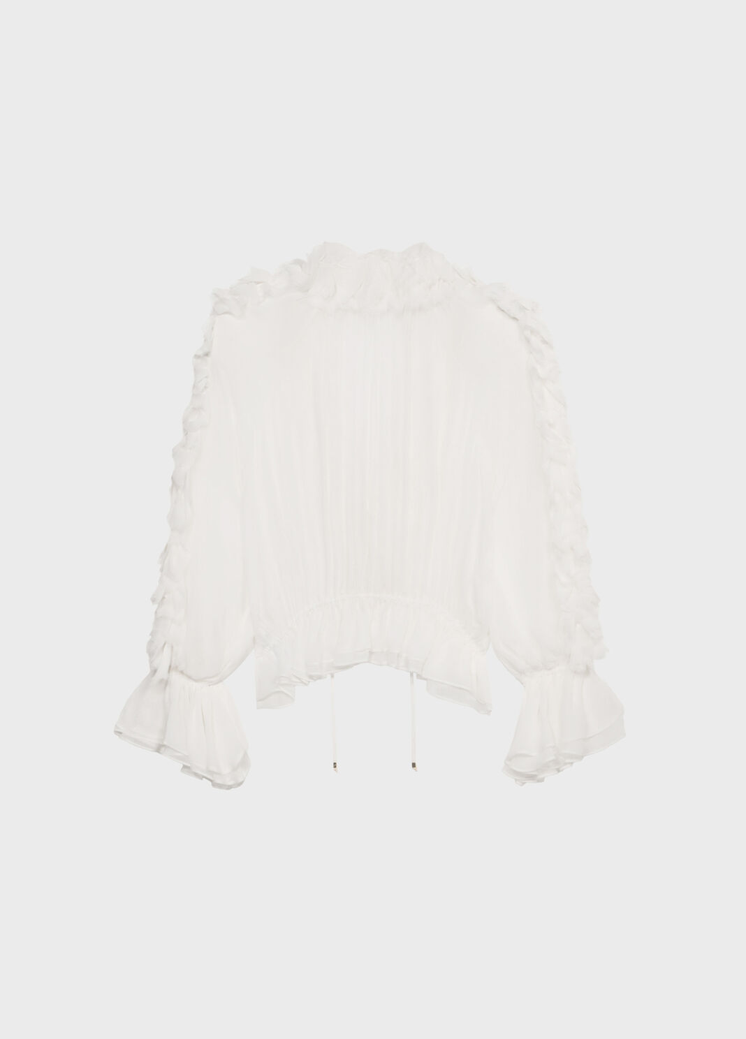 Chiffon shirt with flounce and ruffles  Blumarine - large image number 5