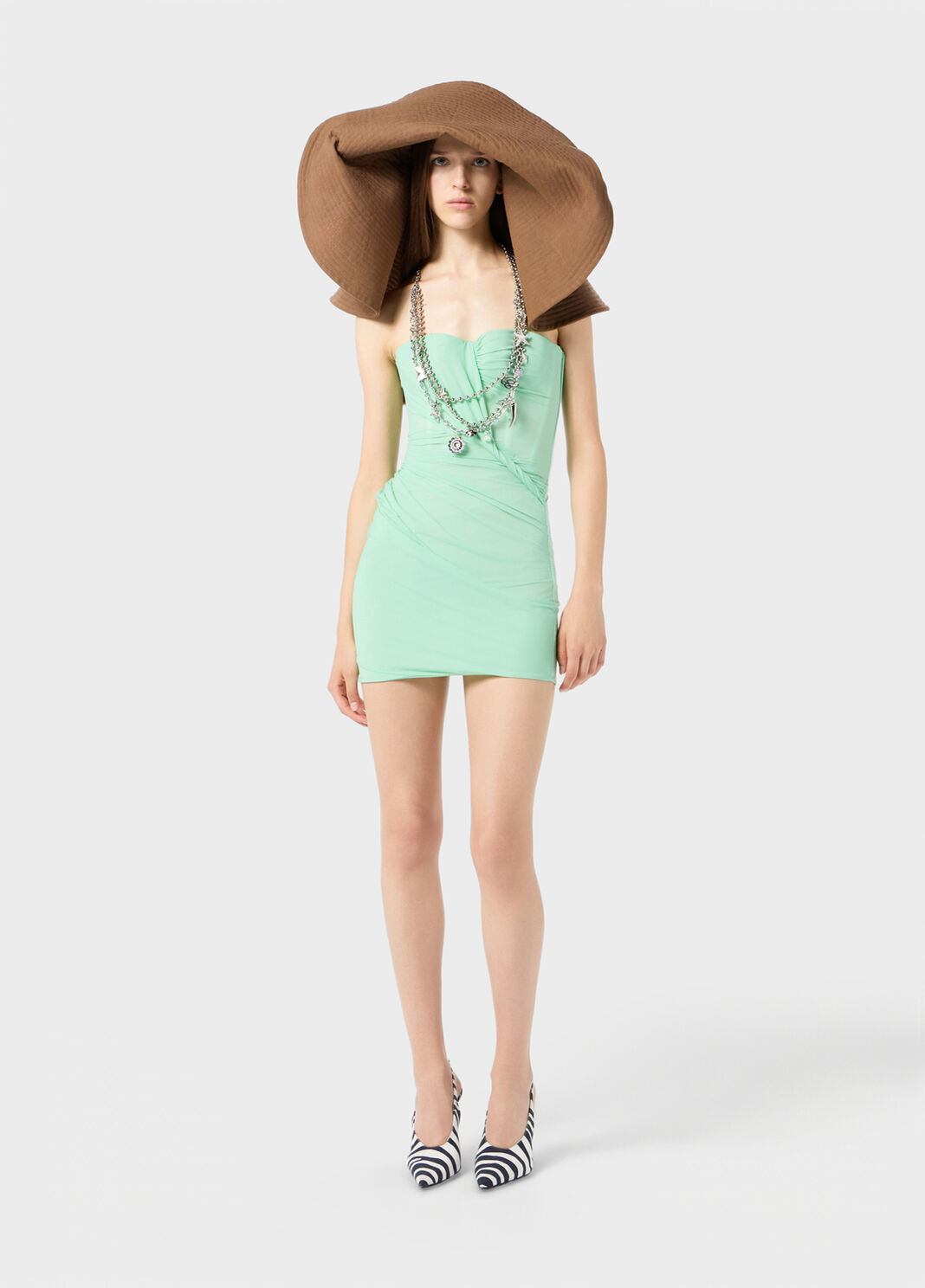 Robe bustier en jersey avec torchon  Blumarine - large image number 3