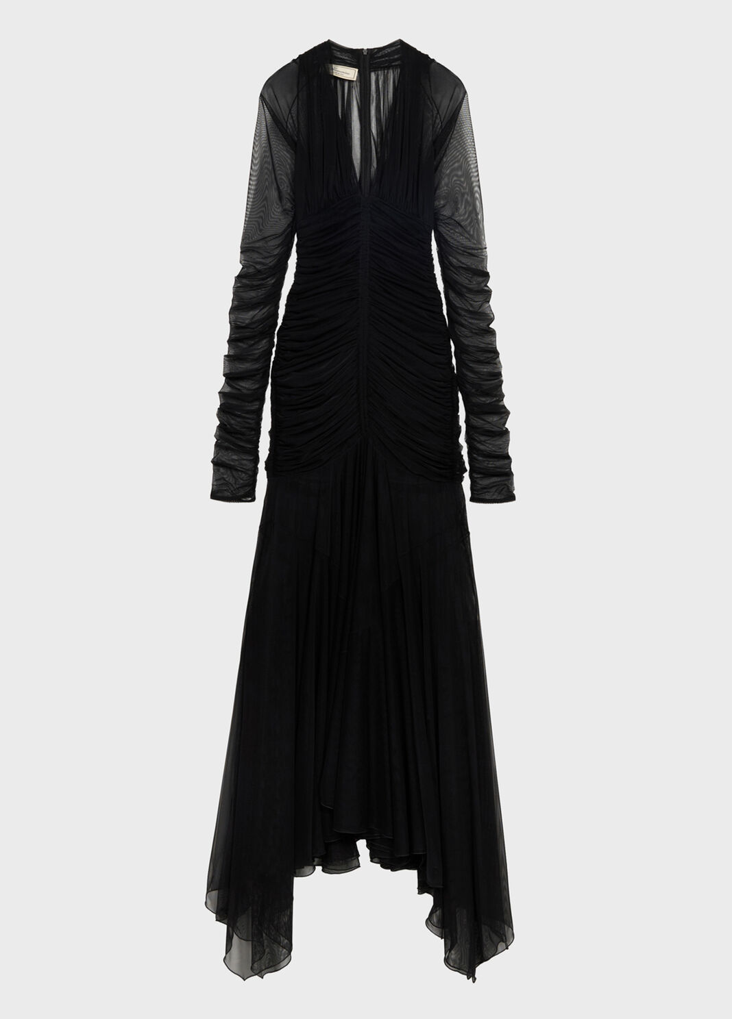 Robe midi en tulle &agrave; fronces  Blumarine - large image number 4