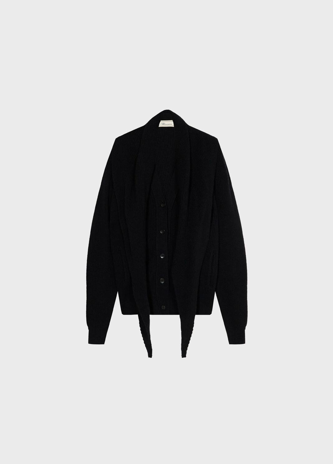 Wool cardigan with cape detail  Blumarine - large image number 4