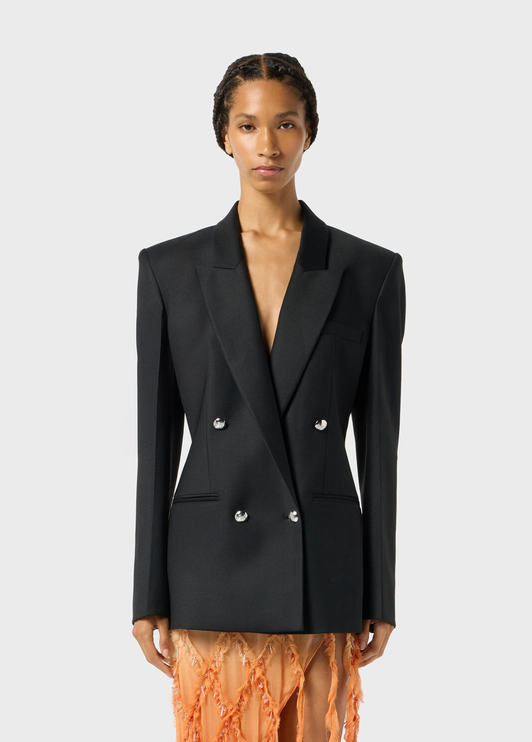 Double-breasted jacket with metal buttons  Blumarine - large image number 0