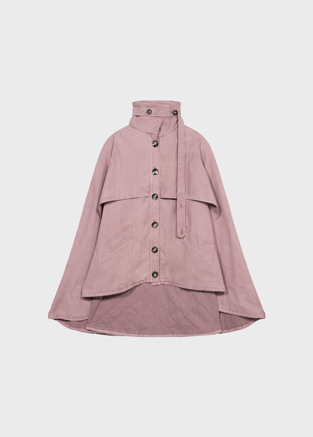 Asymmetrical canvas cape  Blumarine - large image number 4