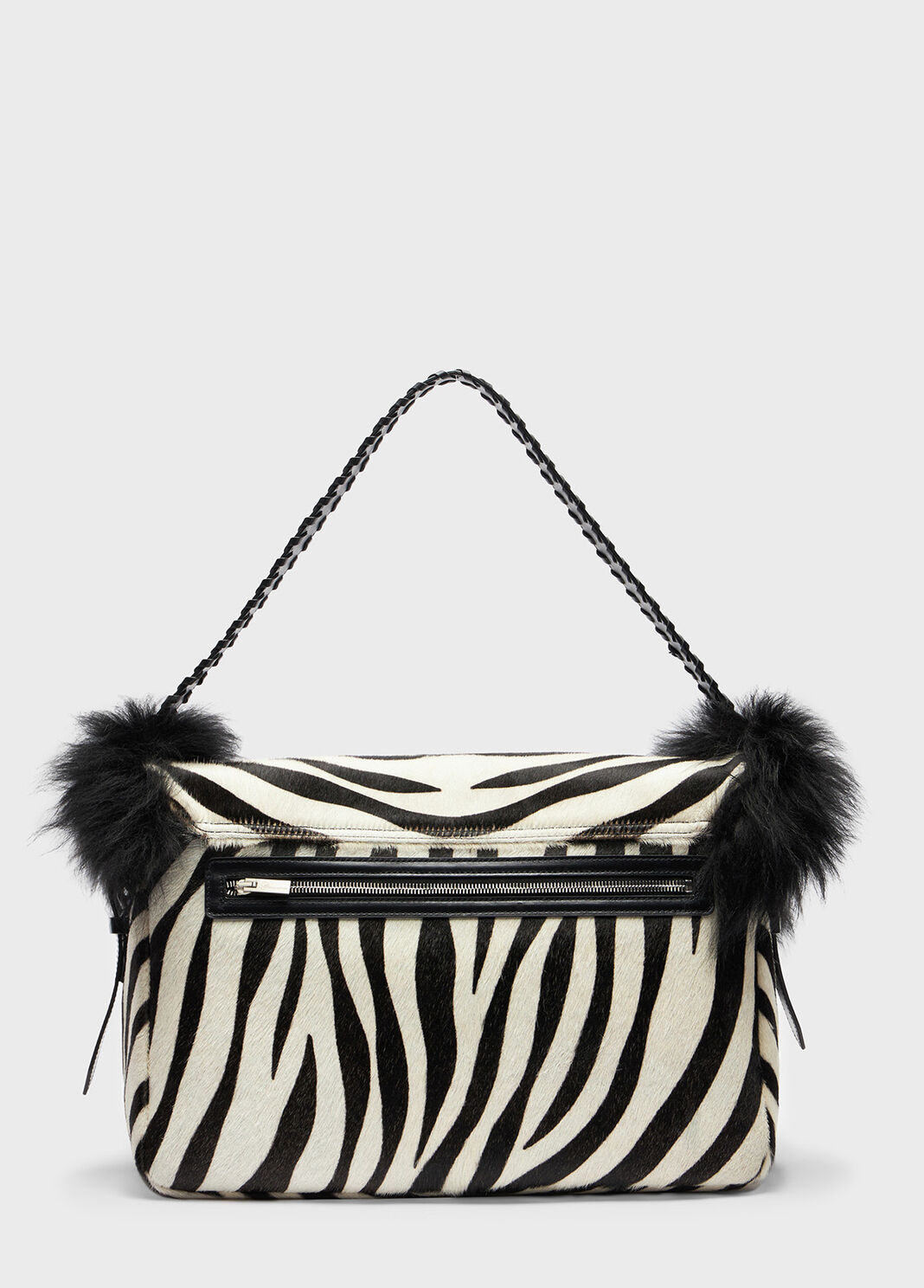 Large messenger in zebra effect leather  Blumarine - large image number 3