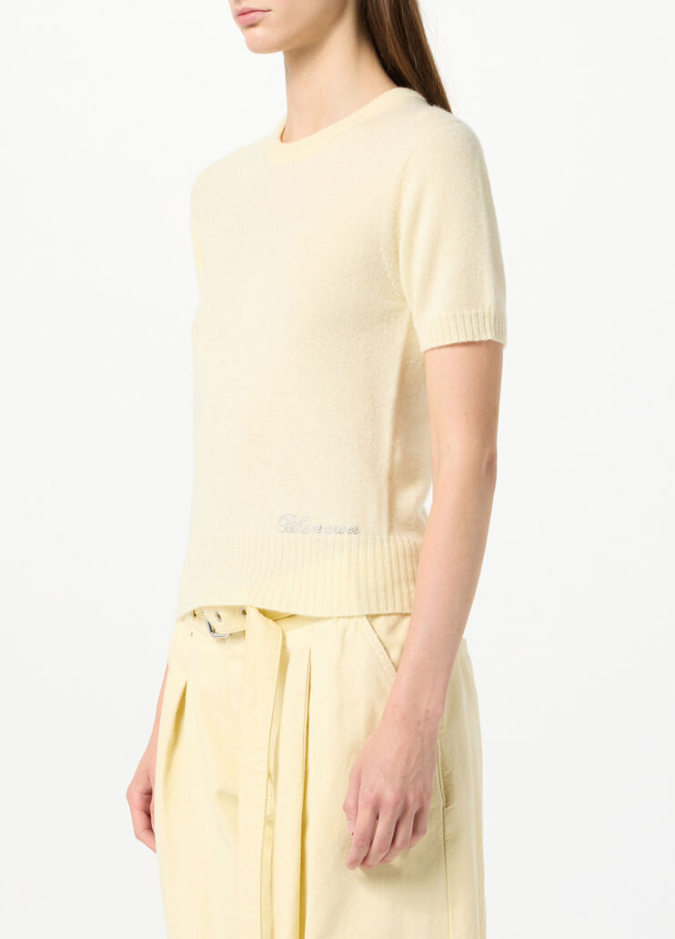 Short-sleeved cashmere jumper  Blumarine - large image number 2