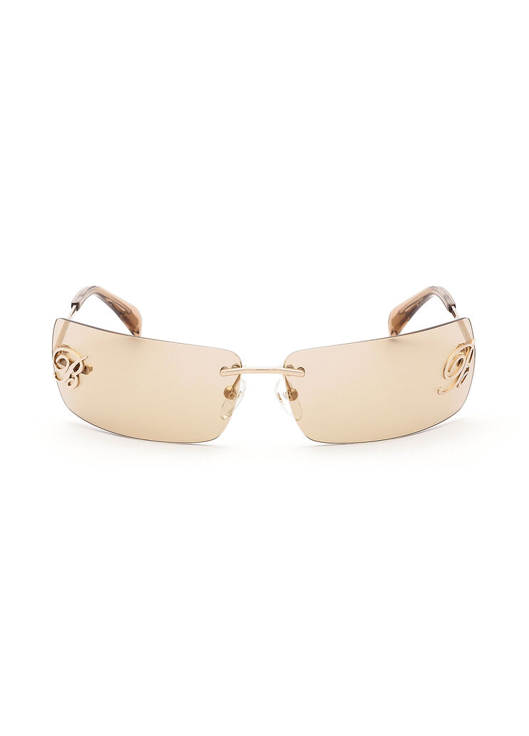 Rimless sunglasses with thin metal temples  Blumarine - medium Rimless sunglasses with thin metal temples  Blumarine - medium
