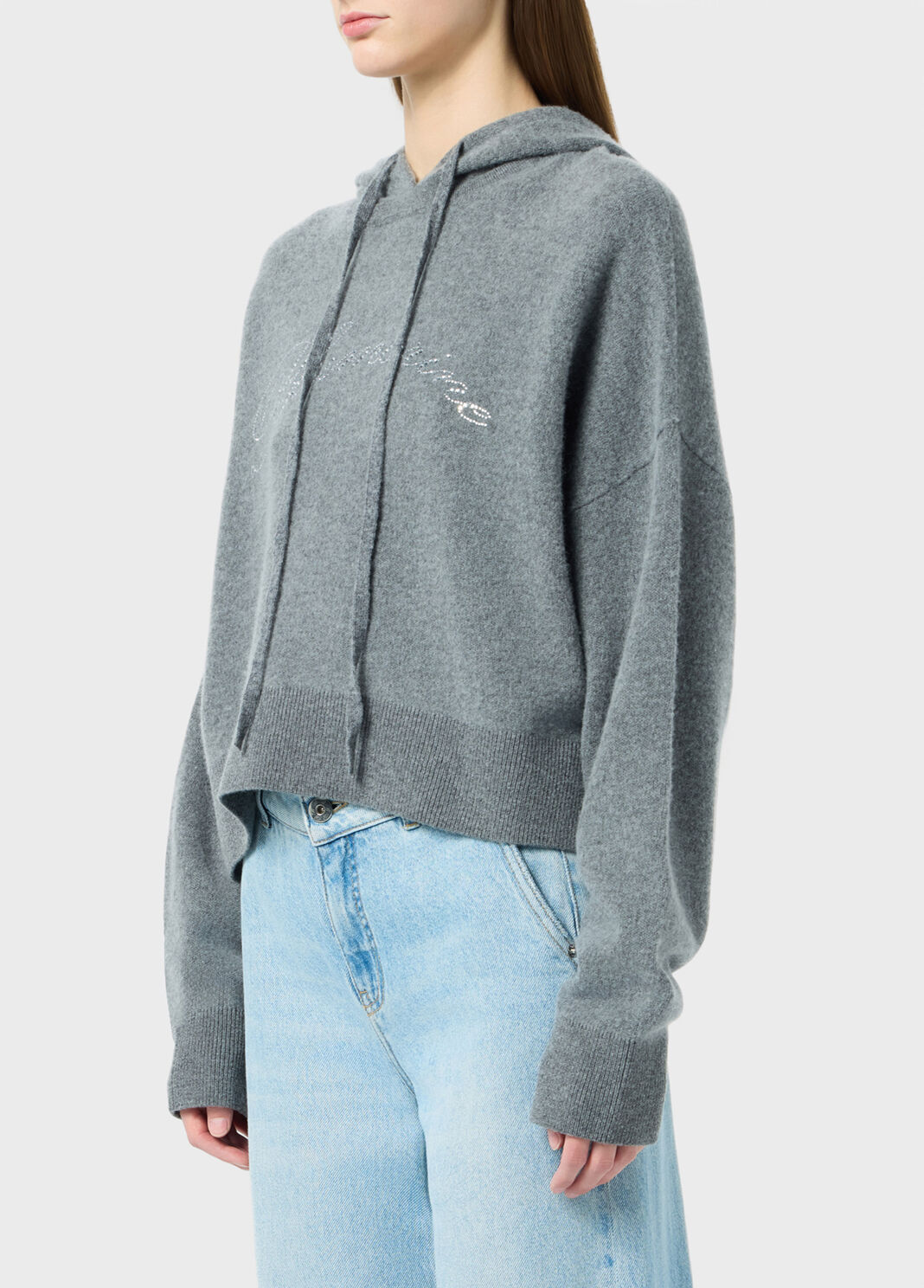 Sweatshirt aus Wolle mit Strassstickerei  Blumarine - large image number 2