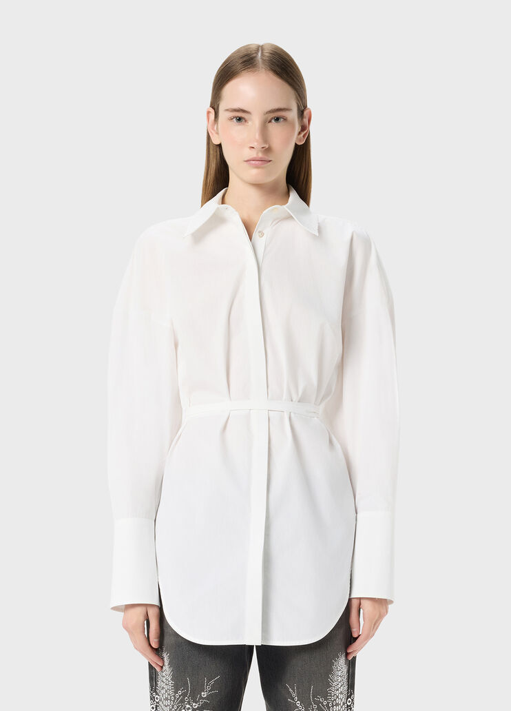 Popiline shirt with belt  Blumarine - medium