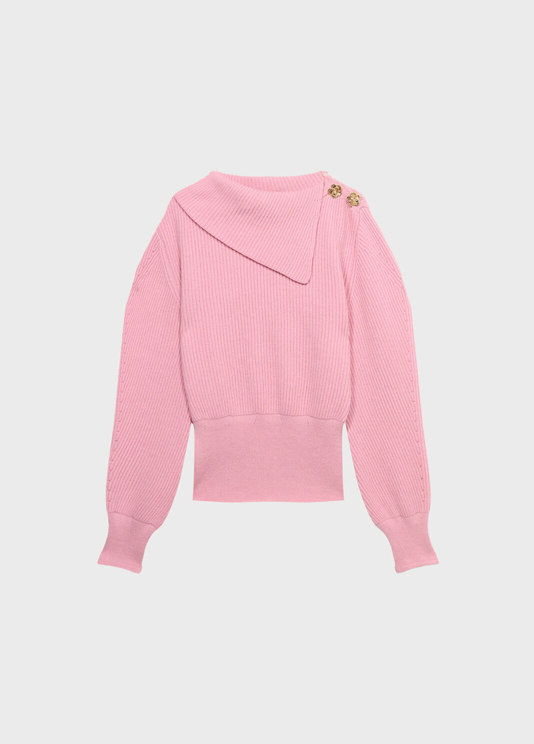 Wool jumper with sailor collar and buttons  Blumarine - large image number 4