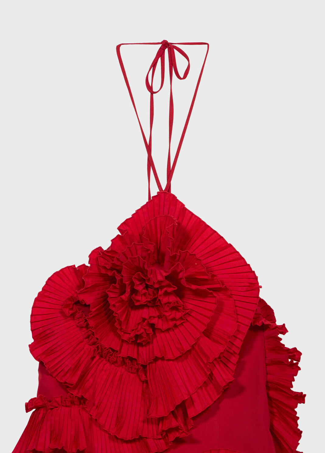 Taffeta dress with 3D roses  Blumarine - large image number 6