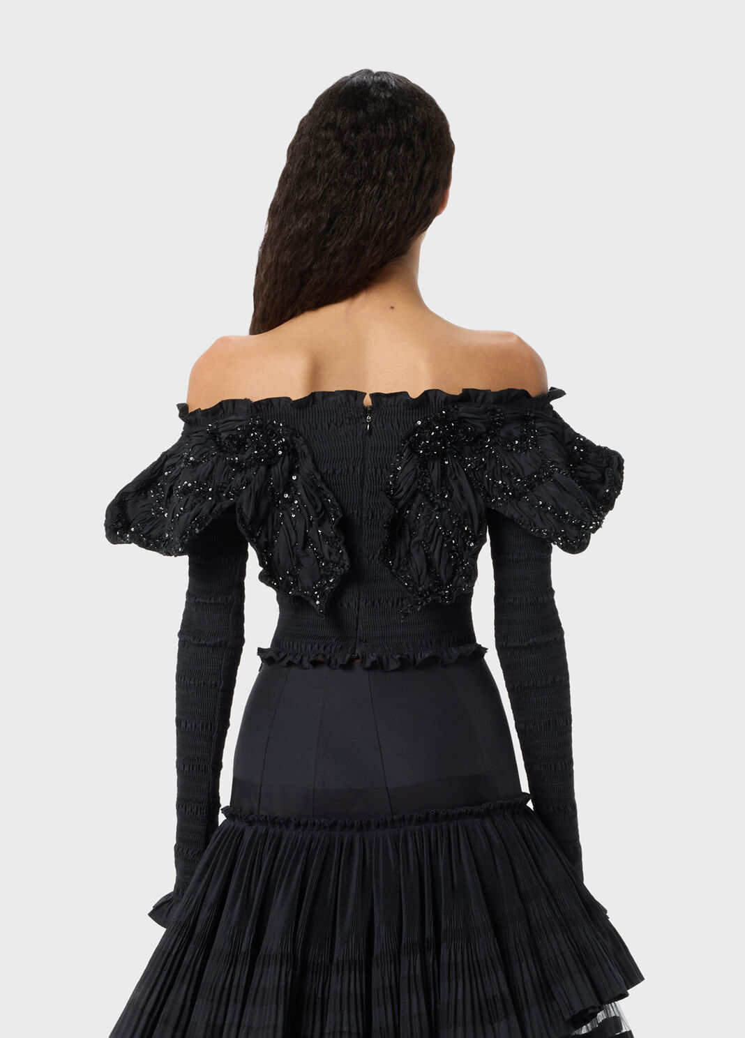 Taffeta Top with Butterflies  Blumarine - large image number 1