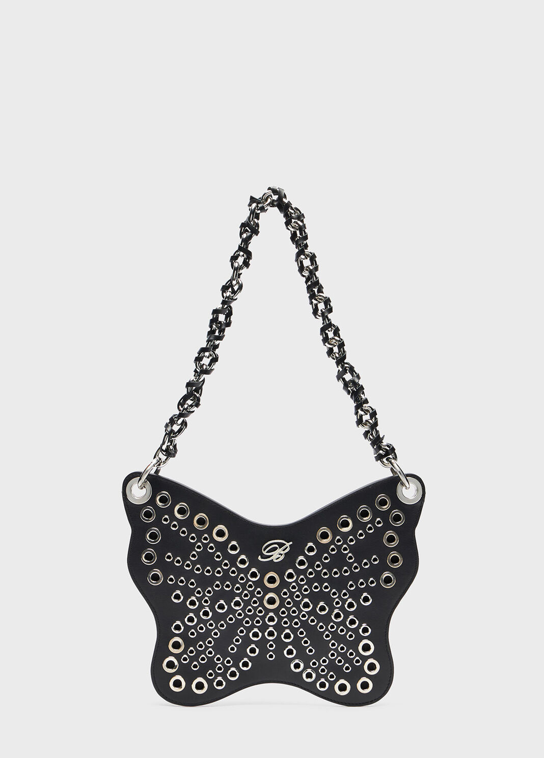 Butterfly mini leather bag with metal details  Blumarine - large image number 1