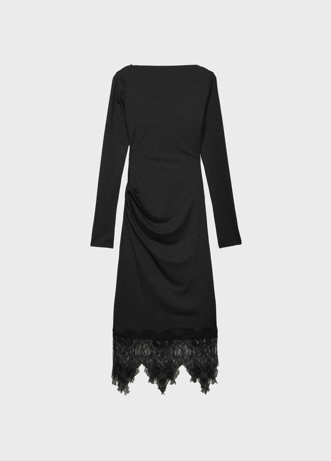 Robe midi en jersey avec volant en dentelle  Blumarine - large image number 5