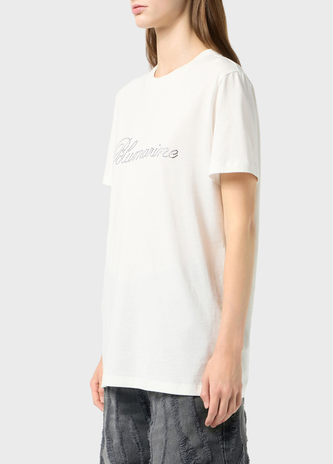 Jersey T-shirt with embroidery  Blumarine - large image number 2