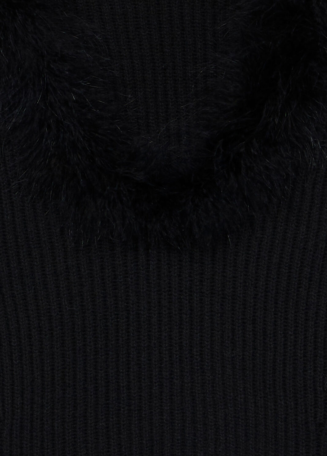 Wool jumper with fur-trimmed neckline  Blumarine - large image number 6