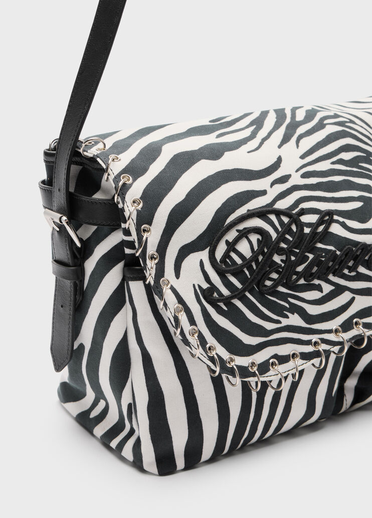 Gro&szlig;e Kurier-Schultertasche aus Canvas  Blumarine - medium