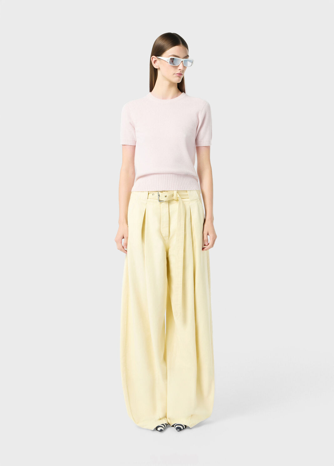 Kurz&auml;rmeliger Kaschmirpullover  Blumarine - large image number 3