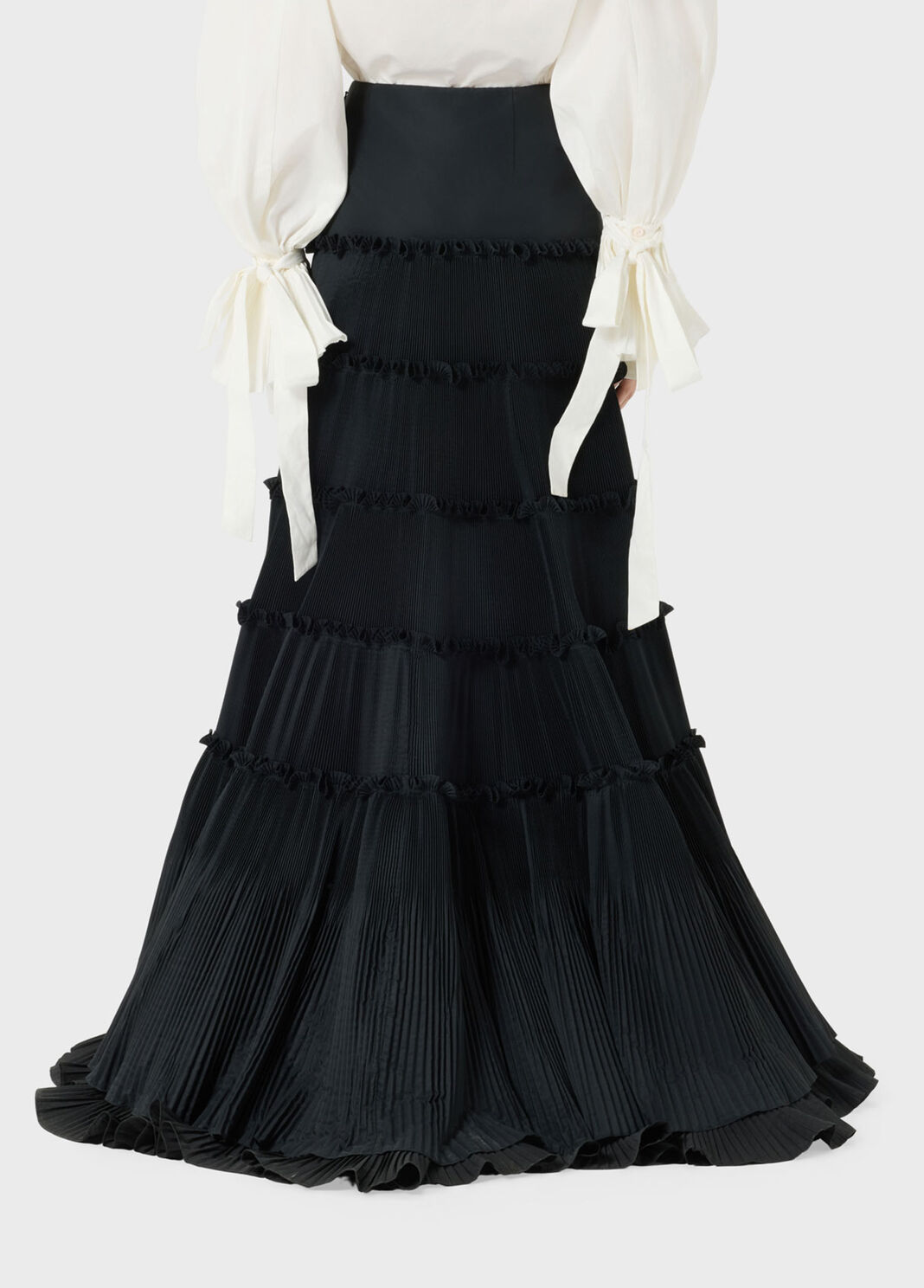 Long taffeta skirt with pleated ruffles  Blumarine - large image number 1