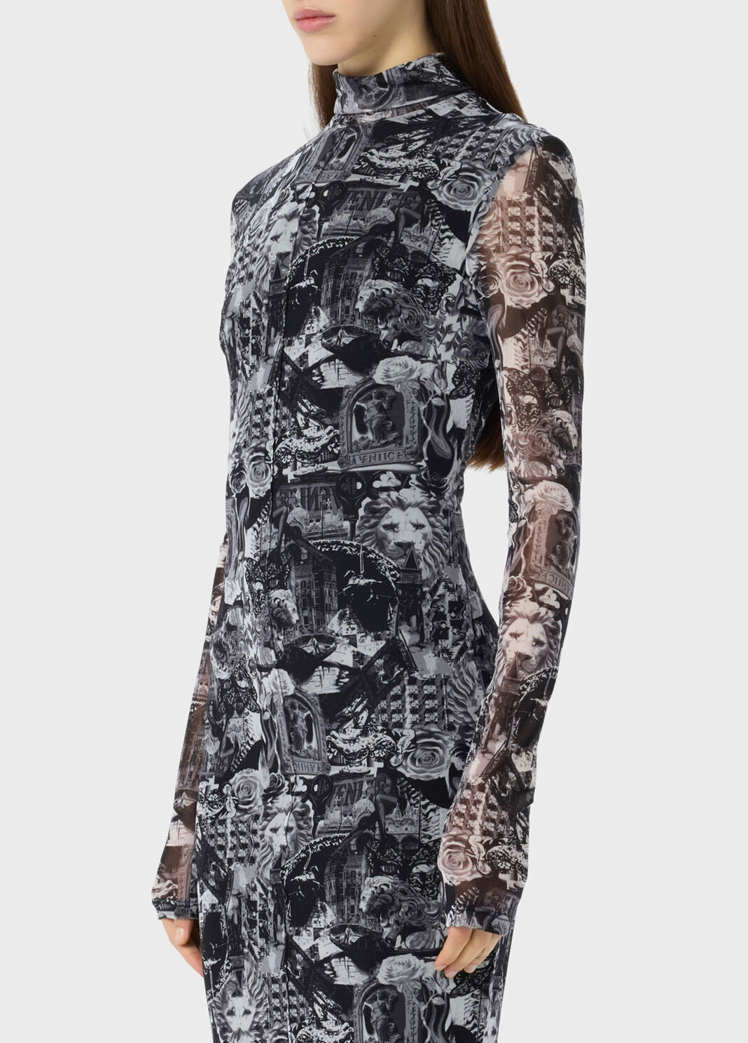 Printed jersey dress  Blumarine - large image number 2