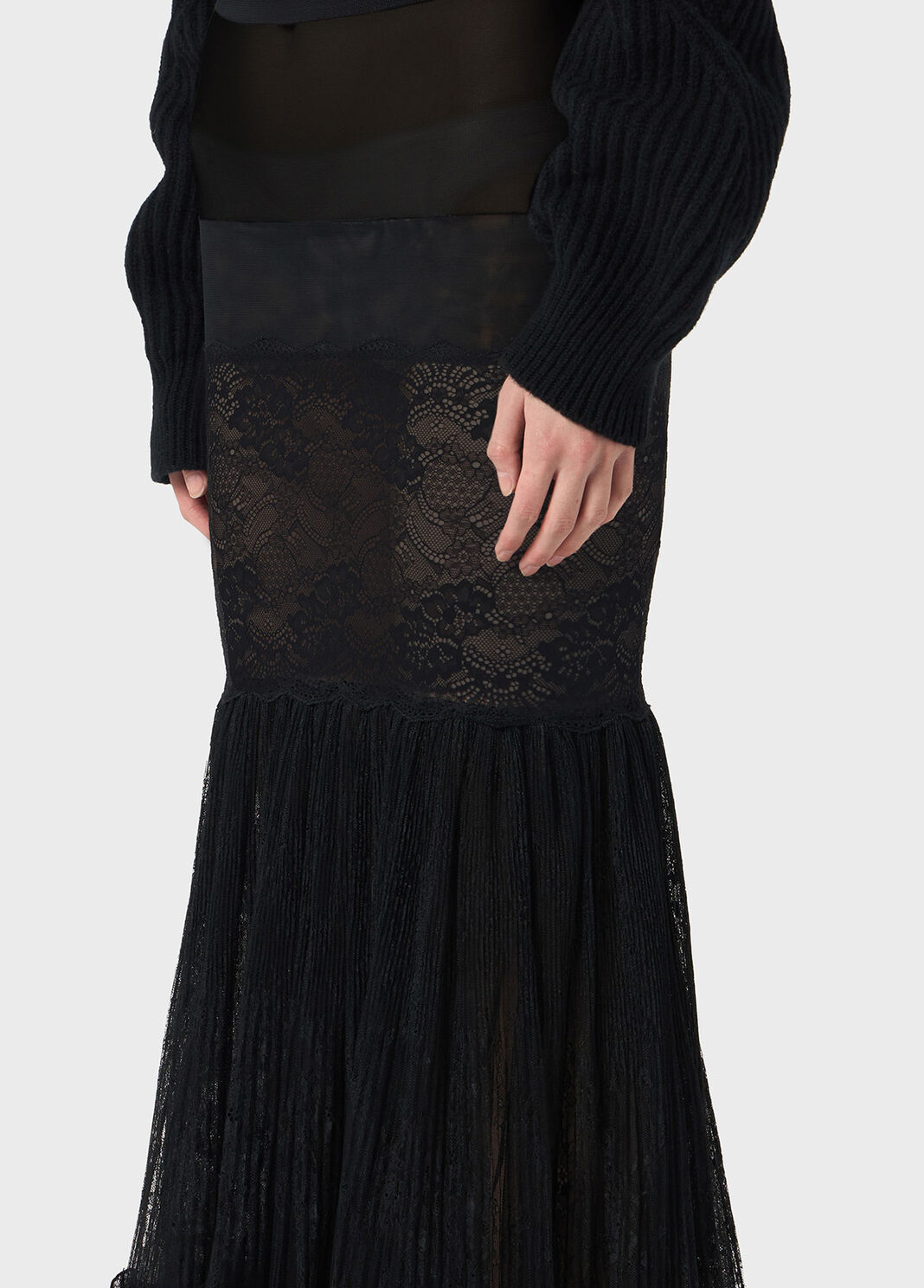 Long skirt in lace and tulle  Blumarine - large image number 2