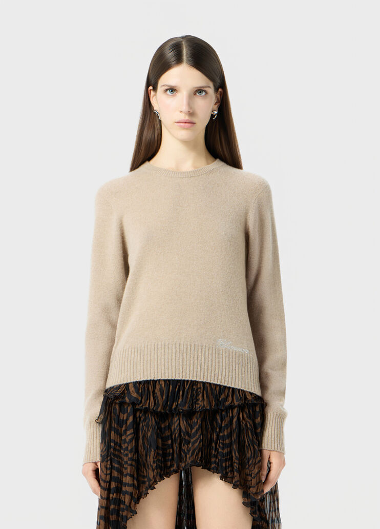 Cashmere jumper with rhinestone embroidery  Blumarine - medium