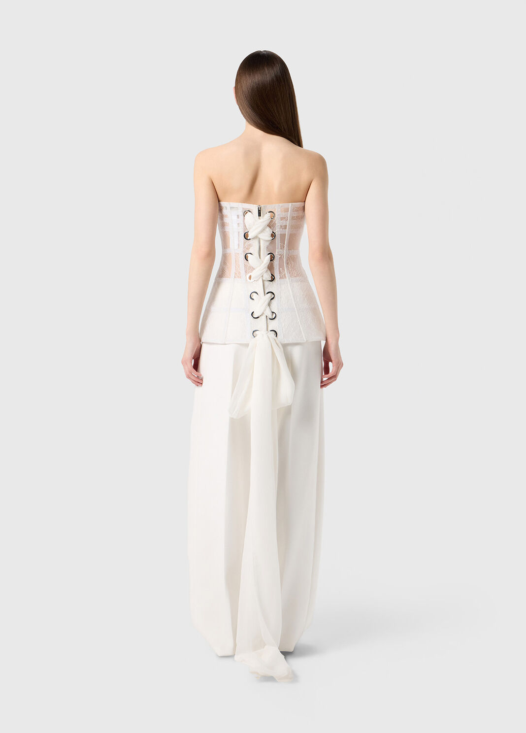 Bustier-kleid aus chantilly-spitze  Blumarine - large image number 1