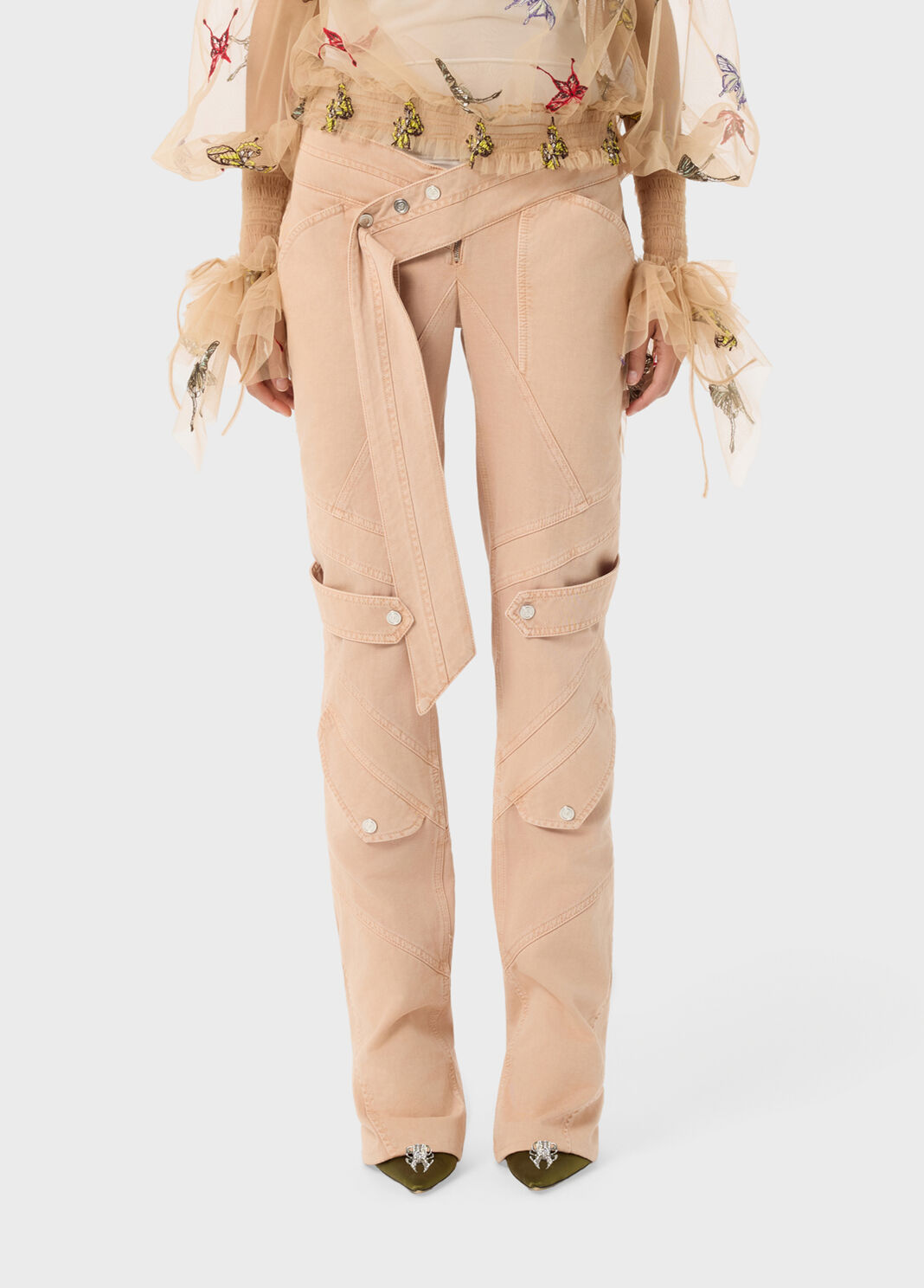 Skinny cotton bull pants  Blumarine - large image number 0
