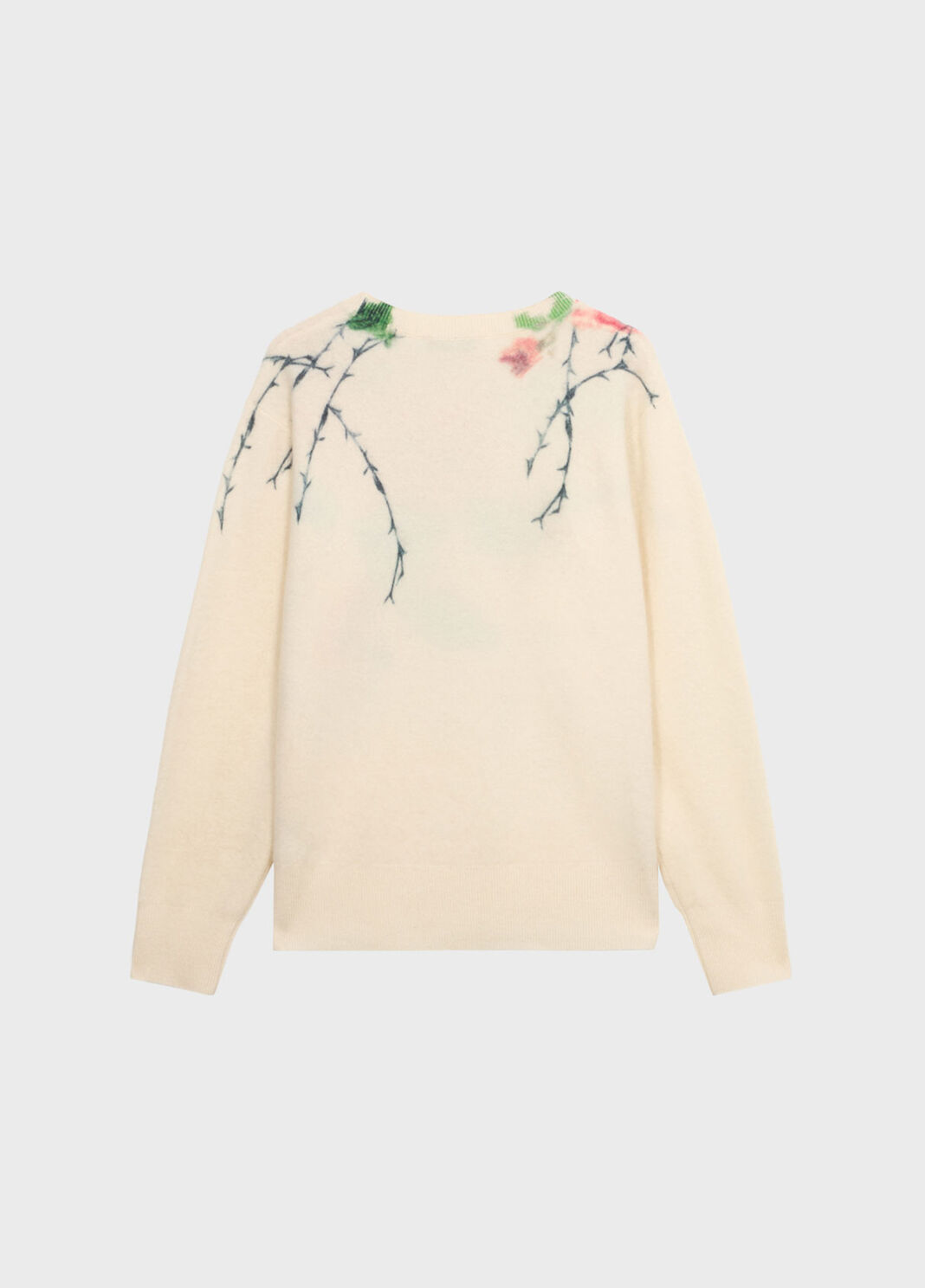 Gerippter Pullover aus Wolle und Kaschmir mit Print  Blumarine - large image number 5