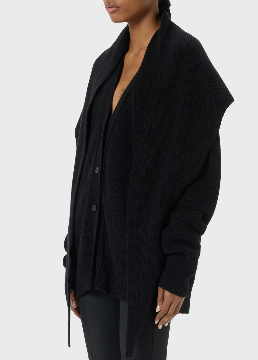 Wool cardigan with cape detail  Blumarine - large image number 2