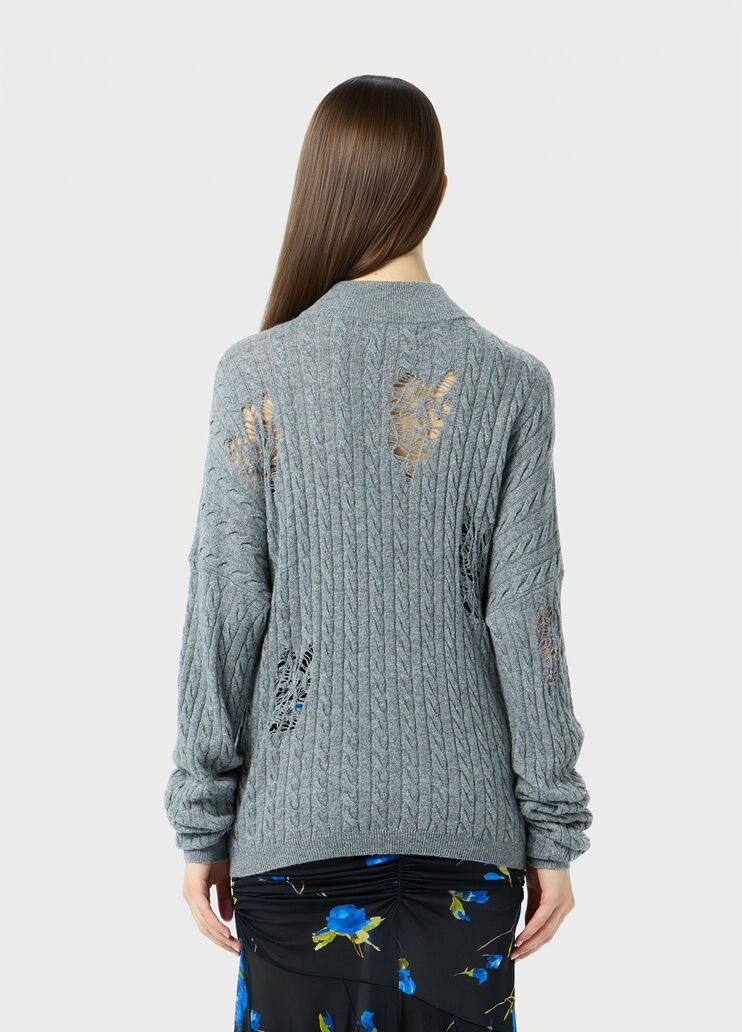 Maglia a torchon con nodo in vita  Blumarine - large image number 1