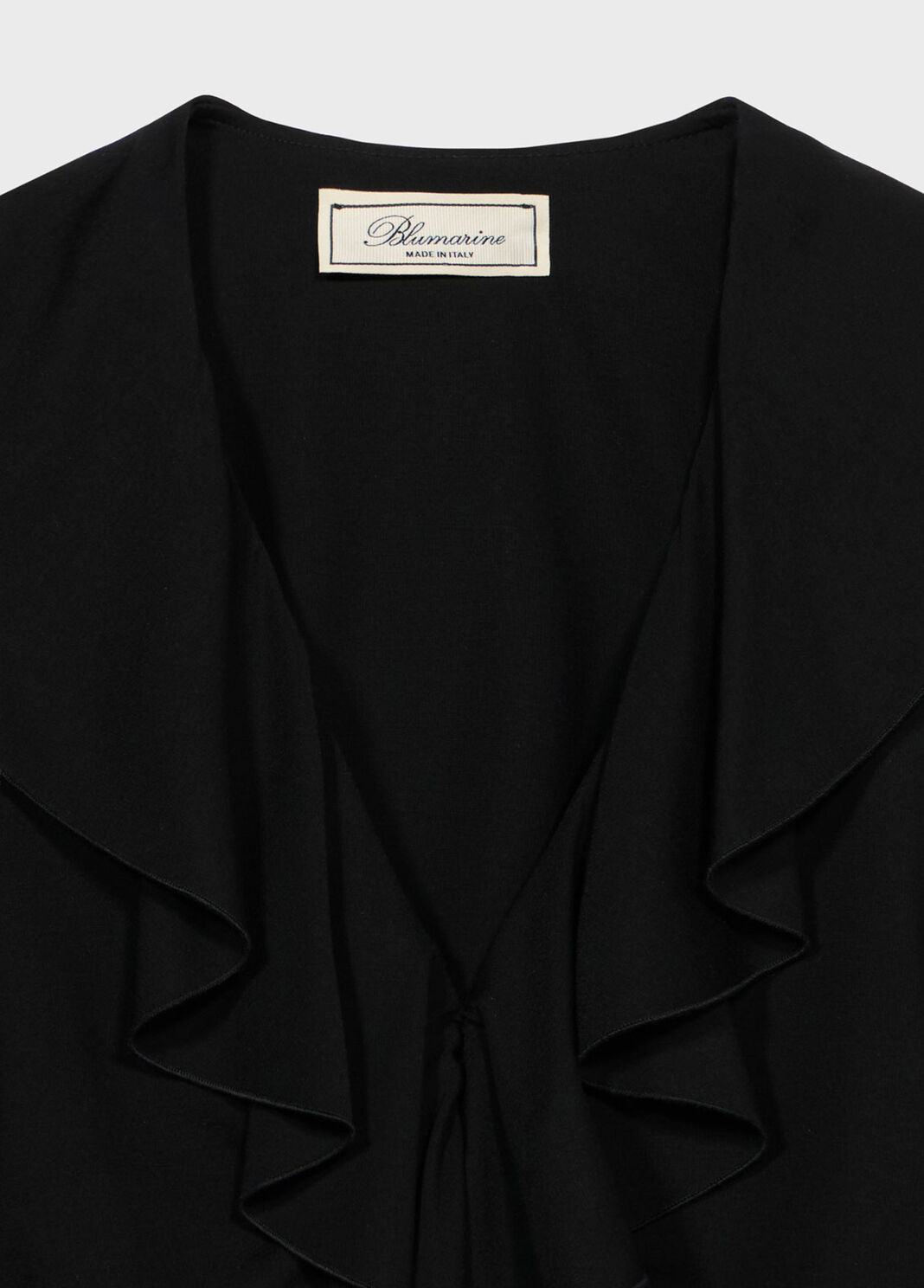 Jersey dress with gathering and flounce  Blumarine - large image number 6
