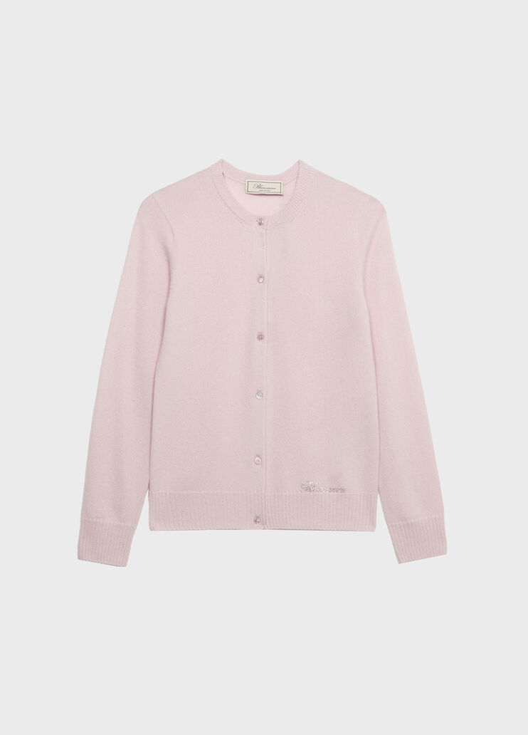 Cashmere cardigan with rhinestone embroidery  Blumarine - medium