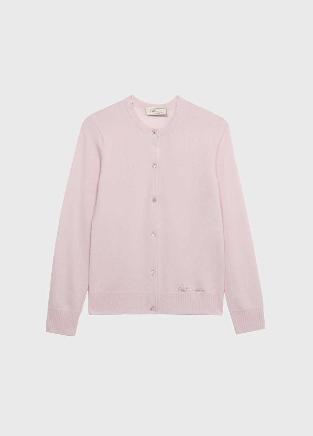 Cashmere cardigan with rhinestone embroidery  Blumarine - large image number 4