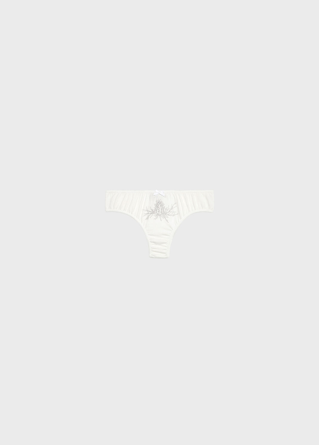 Slip in jersey stretch mit perlen- und steinbestickung  Blumarine - large image number 4