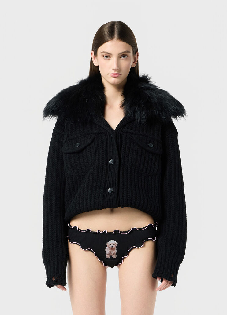 Slip in jersey a stampa puppy con ruches  Blumarine - medium